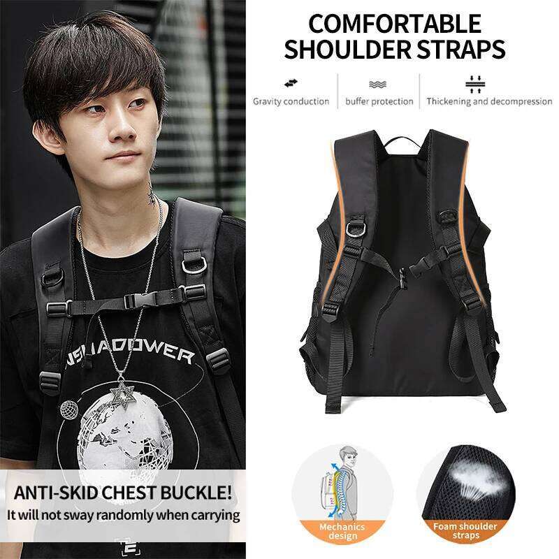 Man School For Men Women Waterproof College Laptop Lightweight Large Travel Backpack Casual Bookbag