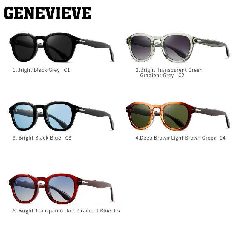 GENEVIEVE Fashion Personalized Geometric Oval Sunglasses UV Protection Customizable Prescription Polarized Sunglasses S31129 Z250614
