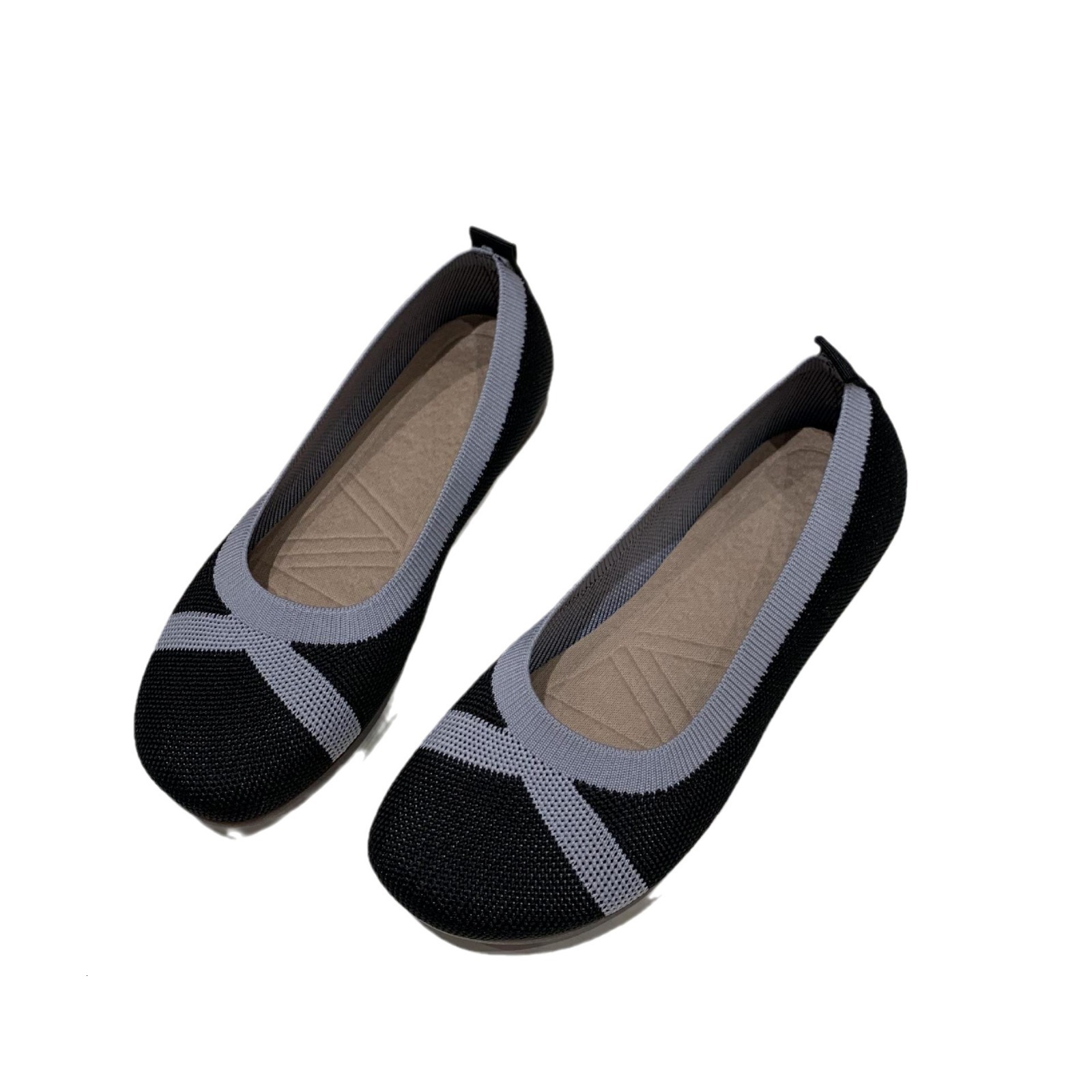 Ddmyoutdoor Spring Summer New Women S Loafers Breathable Mesh Flyknit Flat Cowhide Soft Sole Single Shoes For Outdoor Shoes