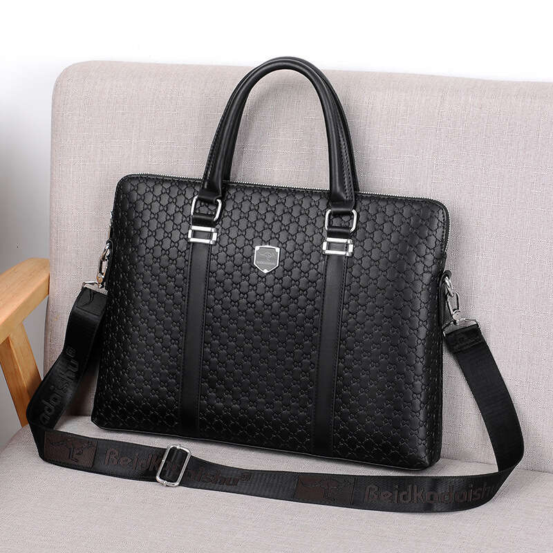 New Business Commuter Handbag Laptop Men's Briefcase Large Capacity Crossbody Shoulder Bag