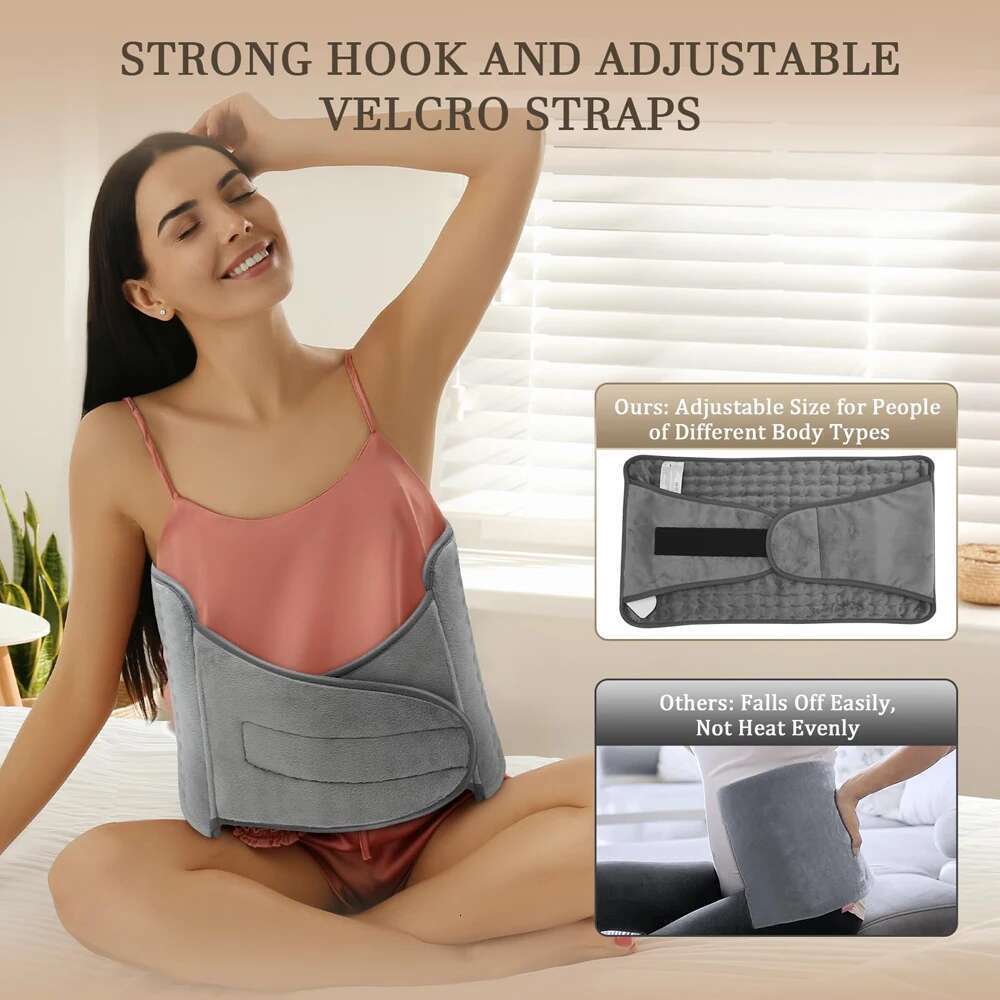Multifunctional Heating Pad Microplush Electric Blanket Shoulder Neck Back Leg Relaxation 6 Gears Temperature Control