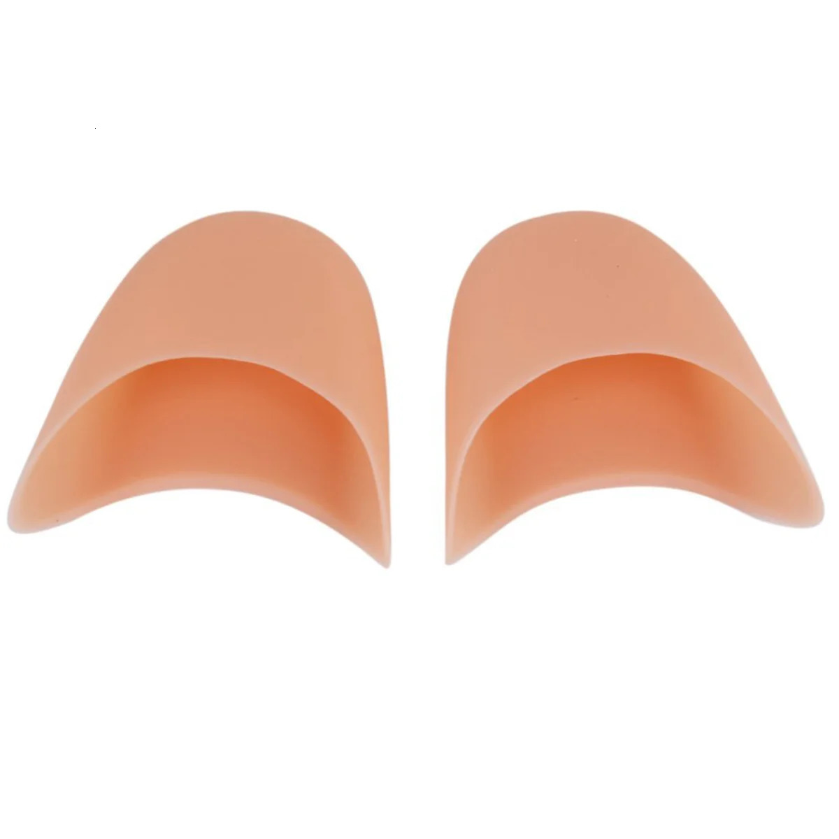 Nude Silicon Toe Caps Front Sole Protectors Gel Insoles Ballet Pads Toe Covers Silicone Pointe Pads Foot Care Tools Arch 250613