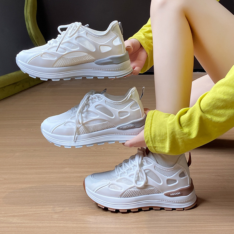 Ddmysports Ins Korean Style New Dad Shoes For Women Summer Student Running Sports Casual Mesh Breathable Street Fashion KK Outdoor Shoes