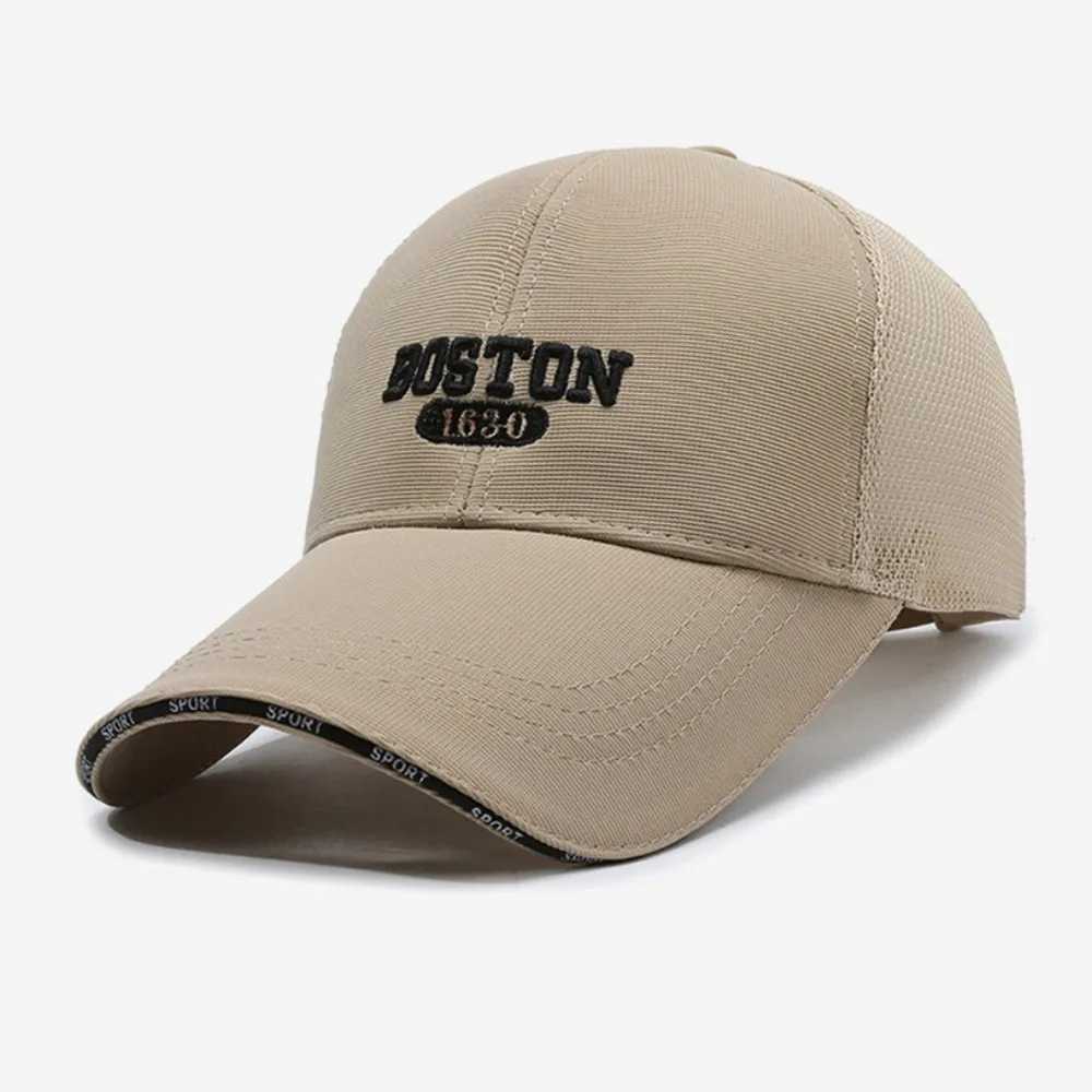 Baseball Cap Korean Washed Cotton Soft Top Hat Four Seasons Mens and Womens Embroidered American Letter Cap W250614