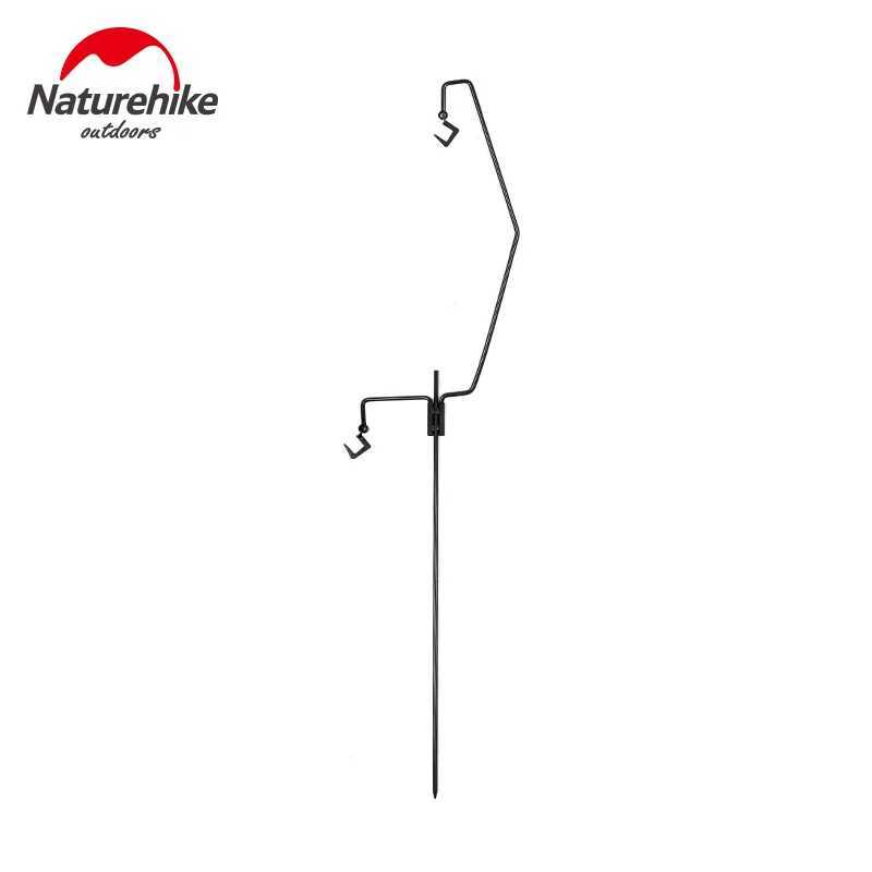 Naturehike Outdoor Camping Iron Hanging Lamp Rack Portable Easy Build Easy Collect Shelf Multiple Construction Hanging Bracket W250613