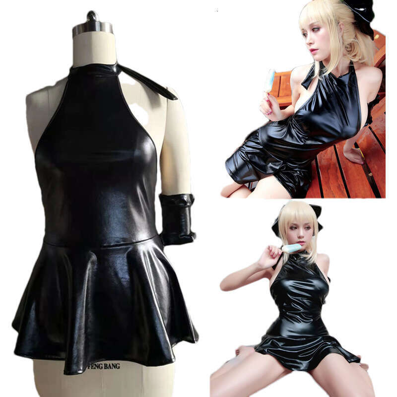 Sexy Lingerie Porn Suits New Patent Leather One Piece Swimsuit Set Sexy Lingerie Anime Two Dimensional Nightclub Temptation Plus Size Spell Lingerie