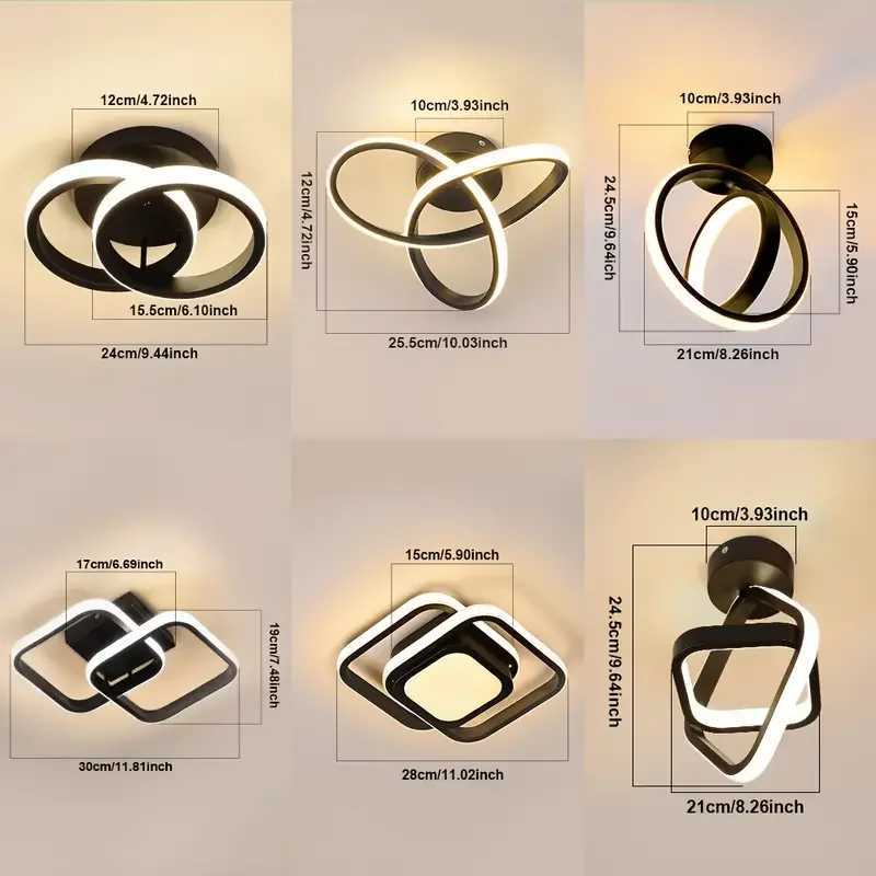 LED Ceiling Light Modern Aisle Ceiling Lamp Indoor Hallway Lighting Small Surface Mounted Fixtures Bedroom Balcony Office LightsXJ2500613