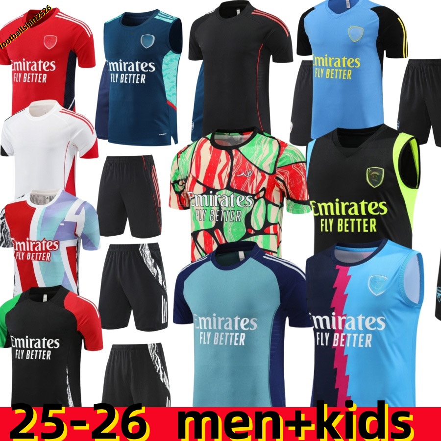 23 24 25 26 Arsen gunner Training clothes fans MARTINELLI SMITH ROWE SAKA football shirt Men kids kits ODEGAARD Nketiah G.JESUS FABIO VIEIRA ZINCHENKO SALIBA PEPE la