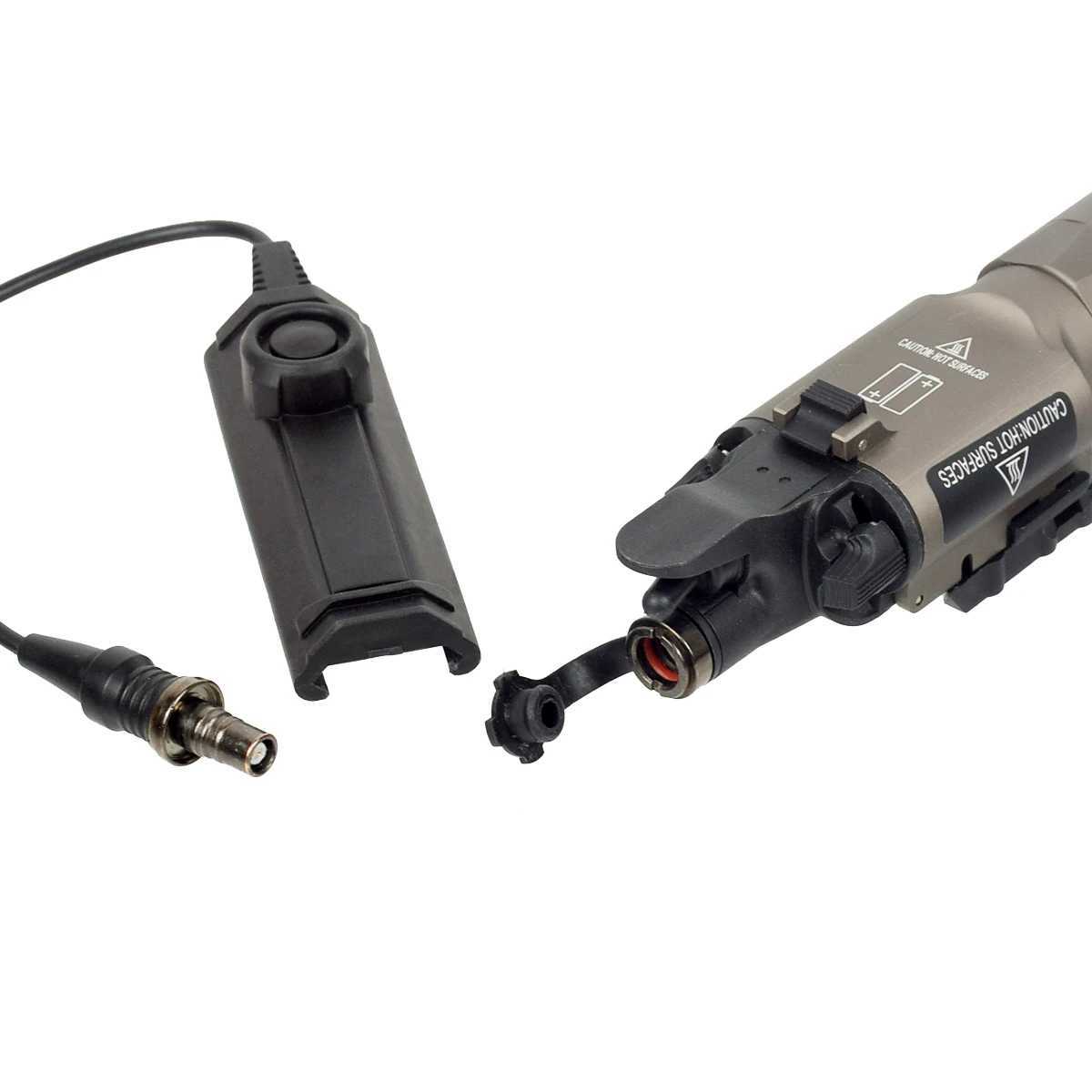 Tactical Remote Dual Switch Assemblies For X300 X400 Series Flashlight Constant Momentary Control Light Torch SwitchXJ250613