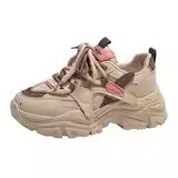 Ddmysports Women S Shoes For Pregnant Height Increasing Dad Spring Summer Mesh Breathable Soft Sole Canvas Non Slip Outdoor Shoes