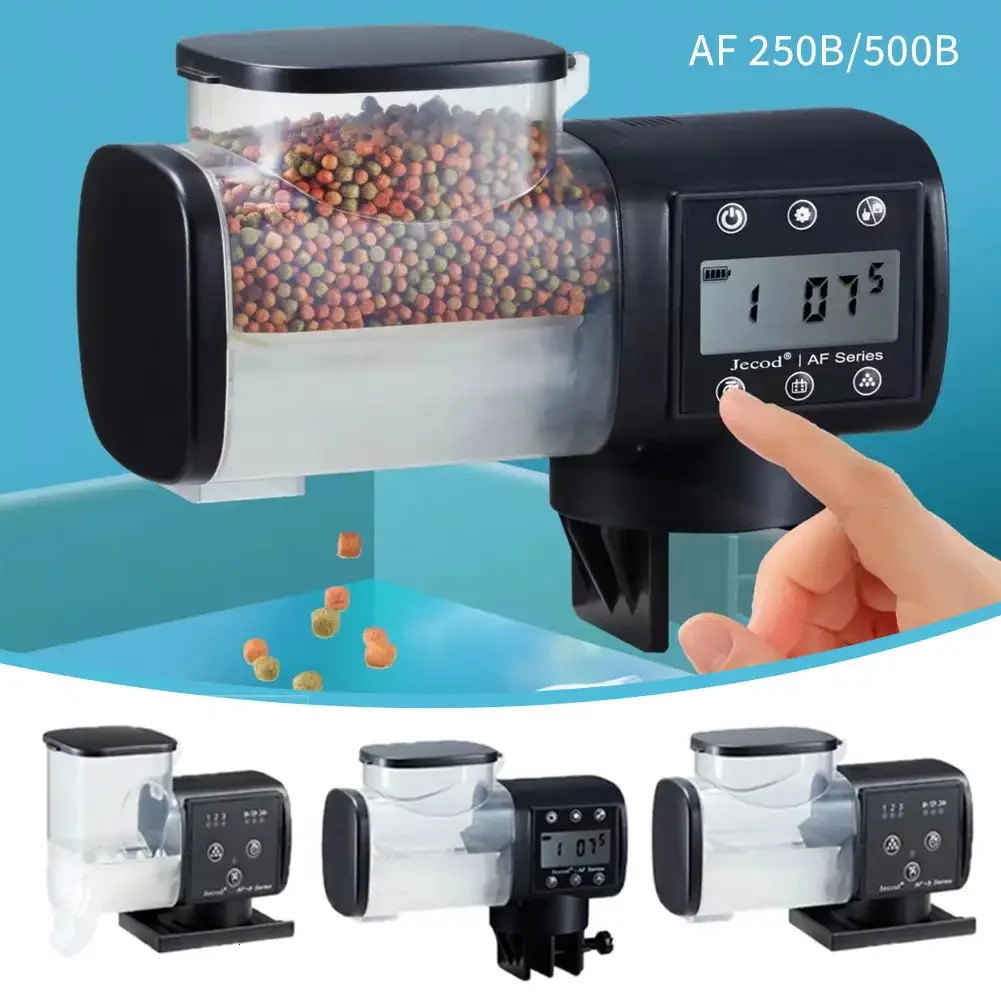 Jebao Jecod Aquarium Fish Tank Feeder Intelligent Automatic Feeder Digital Timing Wireless Remote Control Fish Feeding 250613
