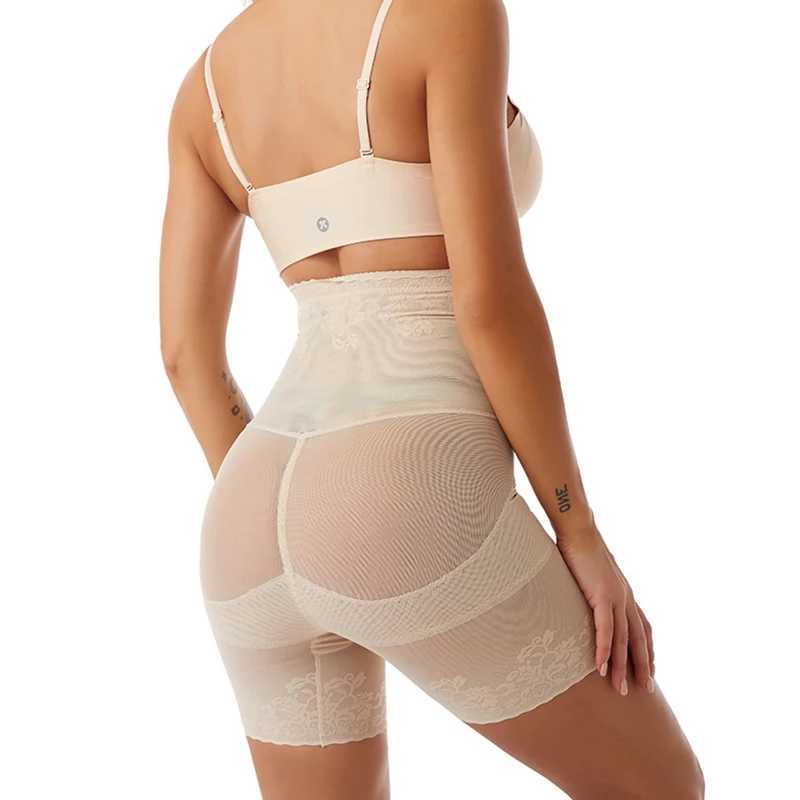 High-rise Waist Control Panties Women Postpartum Body Shaper Tummy Slimming Underwear Hip Lift Shorts Breasted Shapewear XJ250614