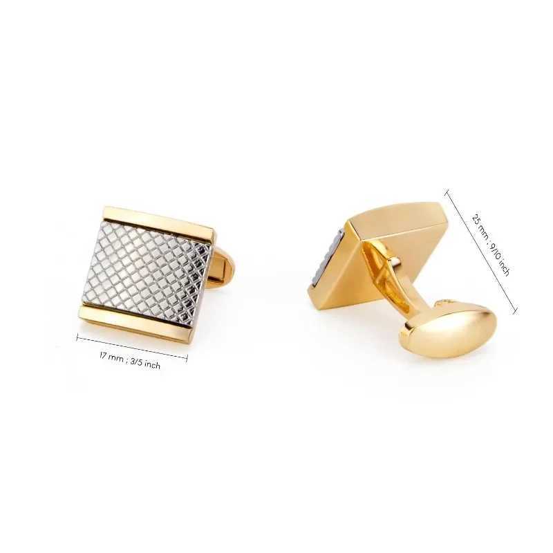 Geometric Zinc Alloy Cufflinks Light Luxury Fashion Mens Womens Suit Jackets Chest Flowers Versatile Daily Office Accessories XJ250614