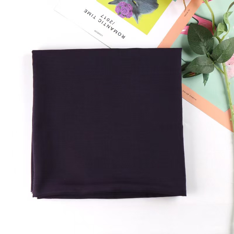 T968 New Pure Color Cotton Square Scarf Women's Fashion Malaysia Scarf