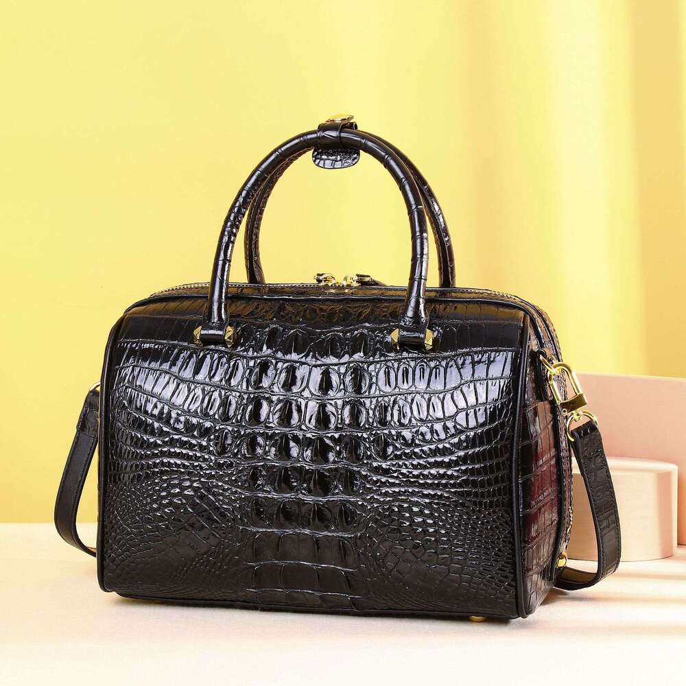 Women's Crocodile Skull Pattern High-end Ladies Handbag Fashion Classic Pillow Single Shoulder Crossbody Bag