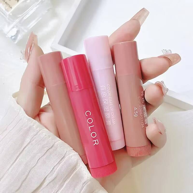 Moisturize Balm Hydrate Cute Girl Plump Water Light Lip Glaze Makeup Korean Lipstick Cosmetic 3 Colors Beauty happy