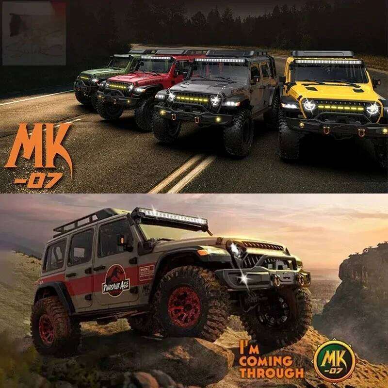Crobol 07 Large Off-Road Vehicle Climbing Car Remote Control Electric 1/7 Differential Lock Transmission Broken Dual Speed
