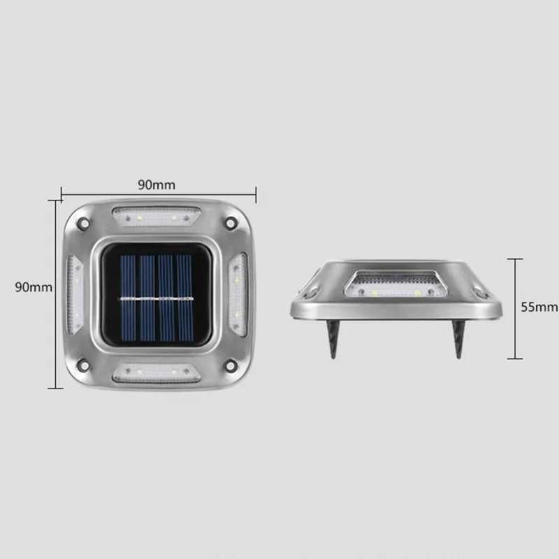 Solar Outdoor Camping Light Courtyard Garden Lawn Decoration Landscape Light Waterproof Stainless Steel Buried Light W250613