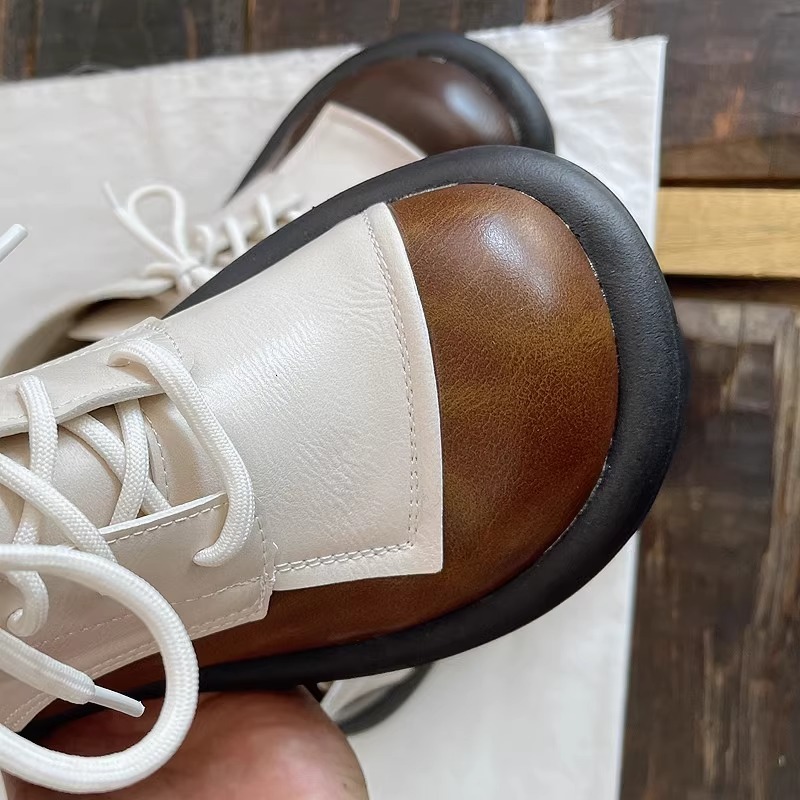 Ddmysports Martin For Women Autumn Winter New Student Versatile Sweet Cool Chunky Shoes Thick Sole British Style Short Boots Outdoor Shoes