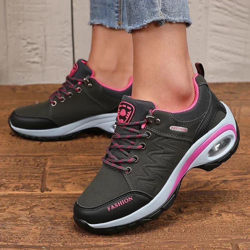Vulcanized Womens Shoes Fashionable ious n Breathable Platform Shoes Comfortable Outdoor Hiking Womens Sneakers 250610