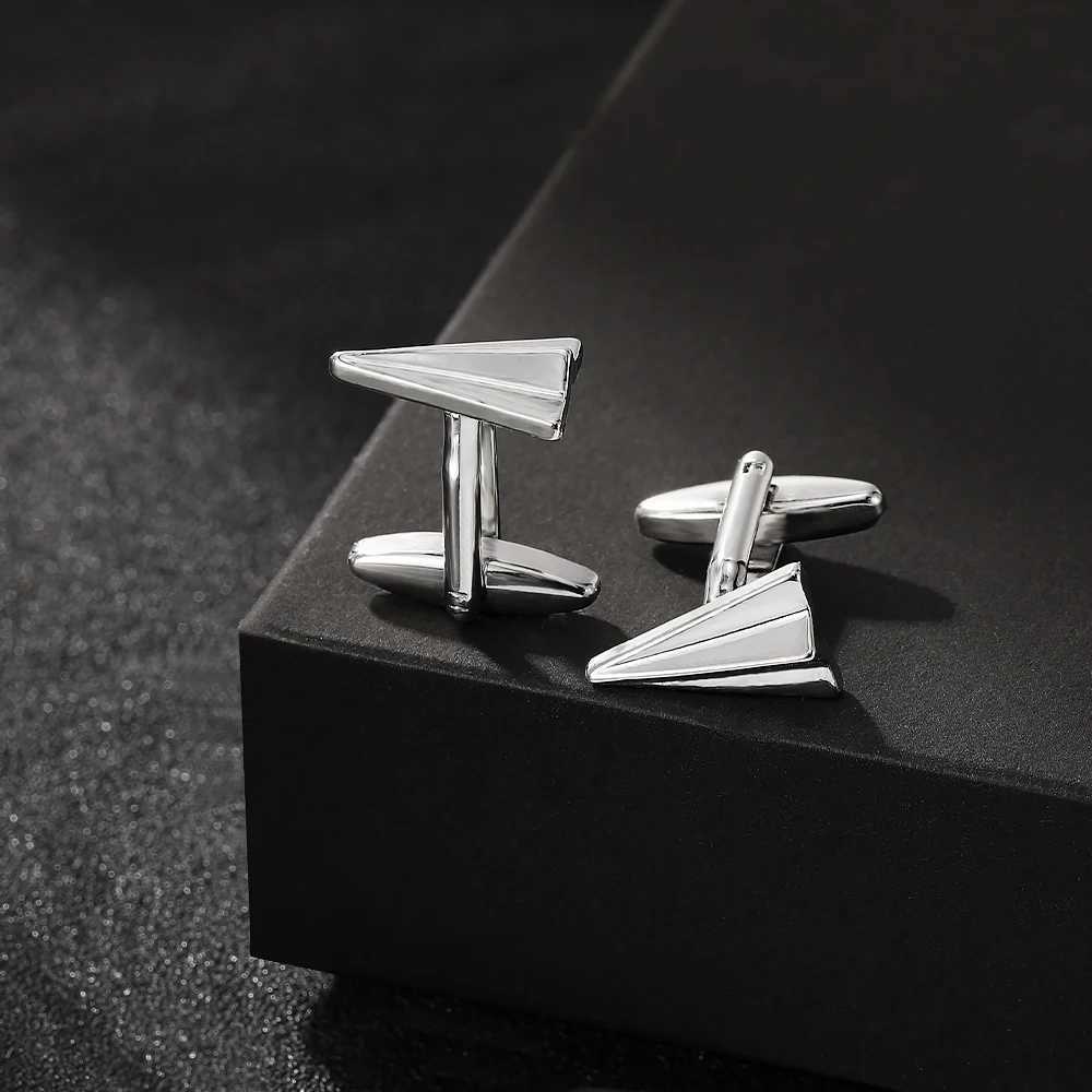 4 Styles Space Shuttle Cufflinks Personality Shuttlecraft Plane Cufflinks Suit Shirt Accessories For Men Gift XJ250614