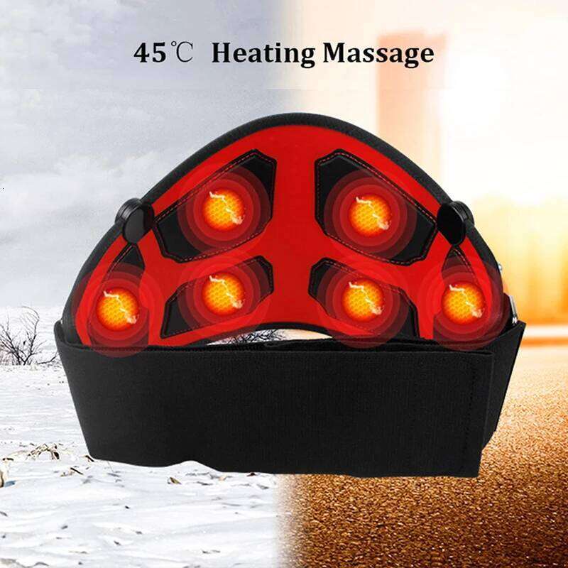Electric Slimming Massage Belt Heating Pulses Tone Abdominal Muscle Stimulator EMS Acupuncture Tens Physiotherapy Myostimulator