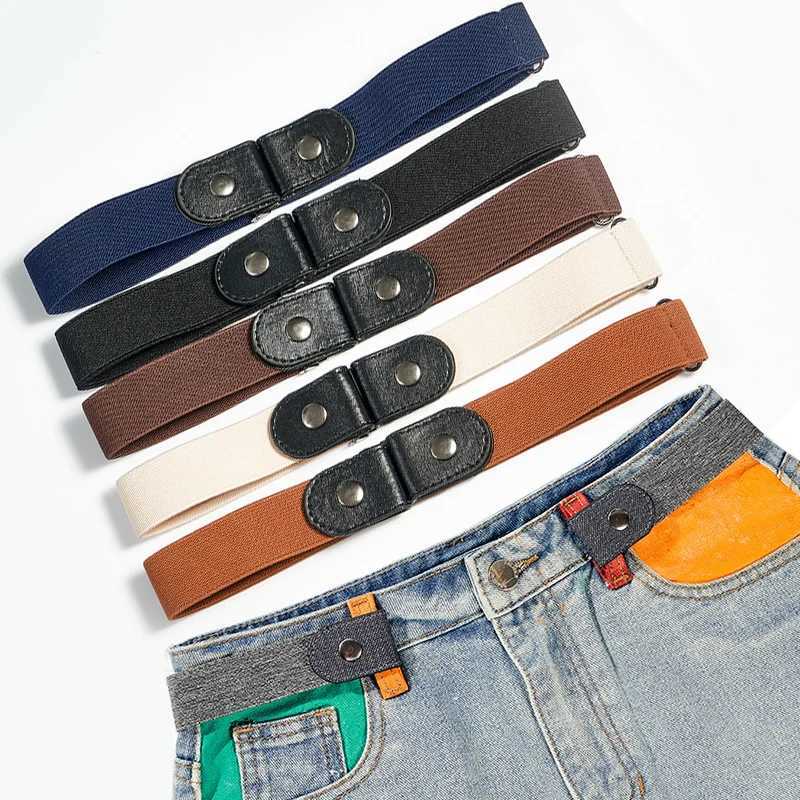 Simple Fashionable Belt Invisible Elastic Versatile Clothing Decoration Jeans Buttonless Elastic Belt Mens Invisible Belt X250614