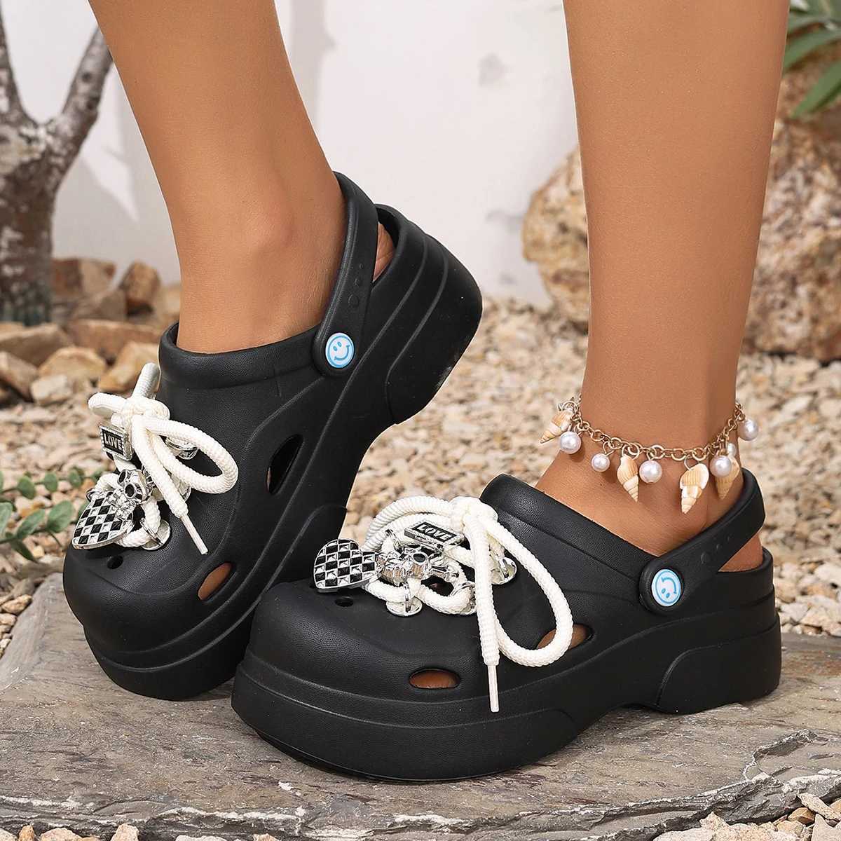 Womens Summer Shoes Slippers Platform Sandals Fashion Soft Bottom Beach Shoes Slippers Women Sandals EVA Slippers Womens Shoes Z250614