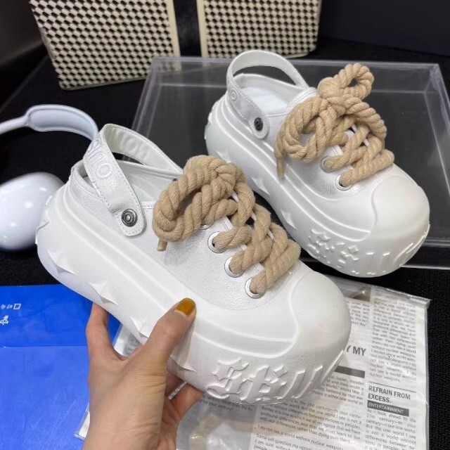 Ddmysports Super Popular Thick Soled Platform Height Increasing Cute Ugly Big Head White Sneakers For Women Spring And Autumn New Casual Board Shoes O