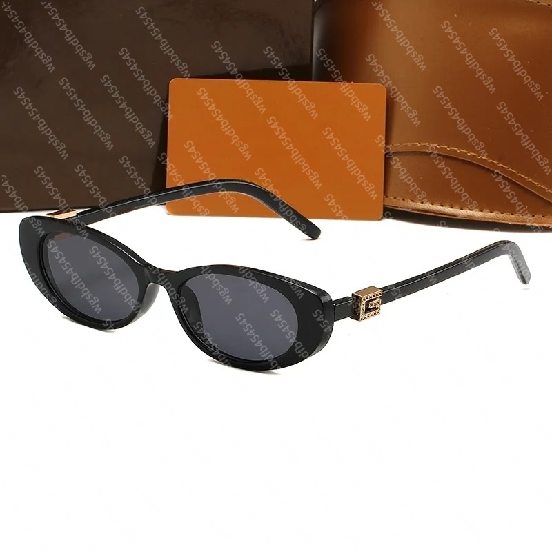 Fashion Designer Sunglasses 1680S Women Men Oval Glasses Womens Sunglass UV400 Polarized Glass Lens With Box