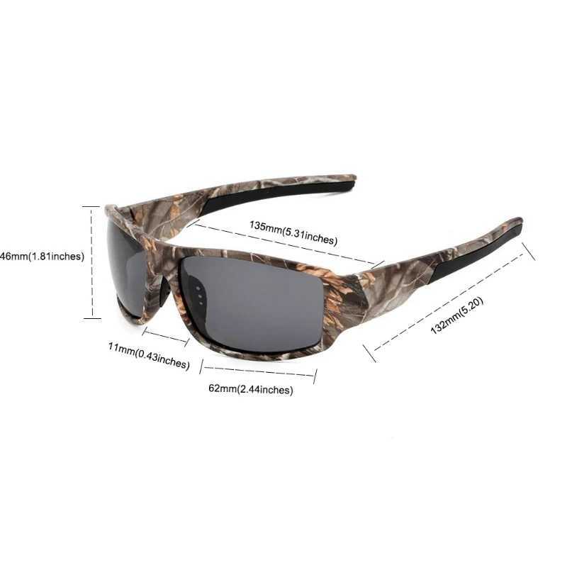 New Luxury Designer Sunglasses For Men Cycling Outdoor Camouflage Fishing Polarized Sun Glasses Driving Hiking Color Eyewear Z250614