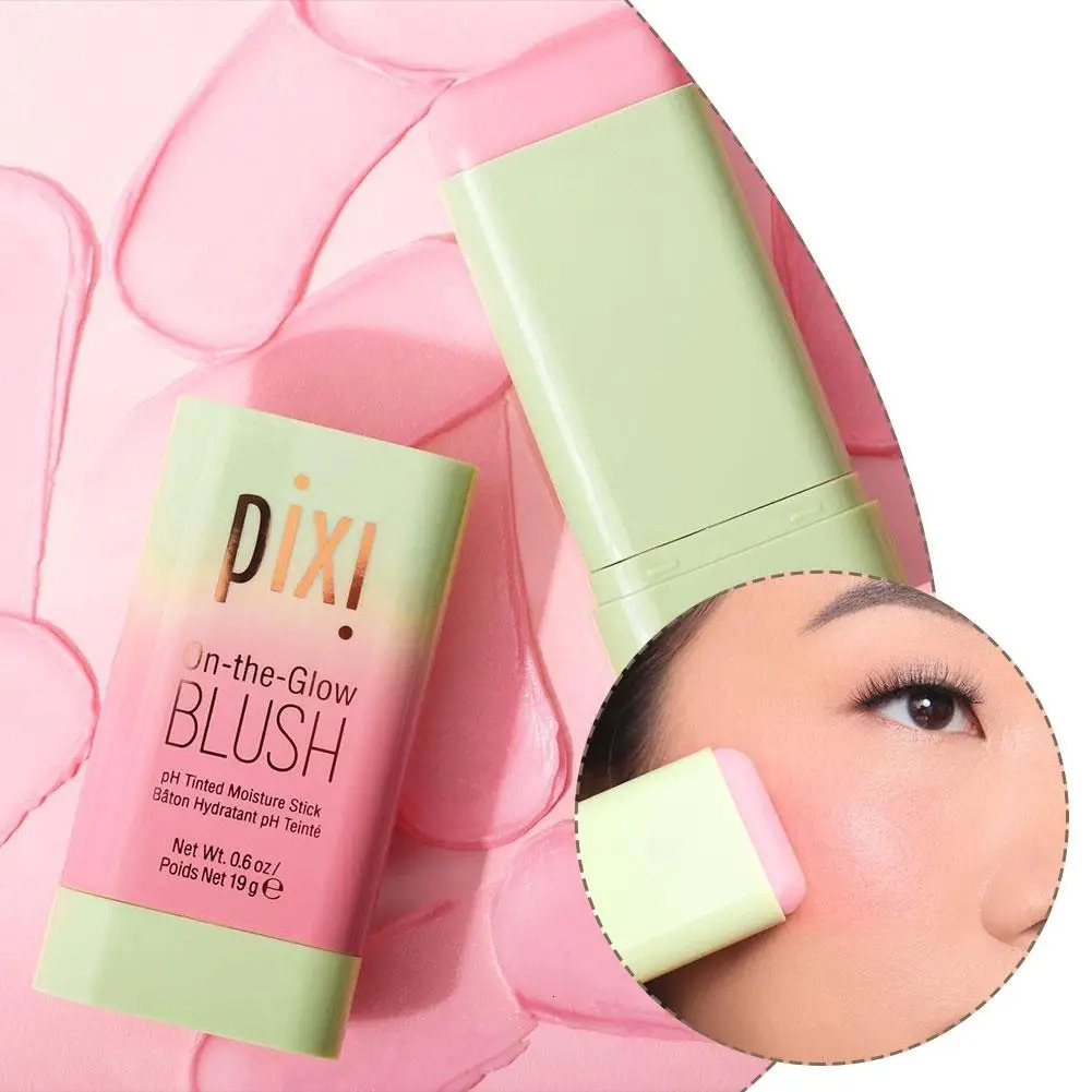 3-in-1 Blush Stick Waterproof Make Up Brush Functional Easy Colors Rouge Blusher Cream High Color Rendering Matte Contour Makeup 250614