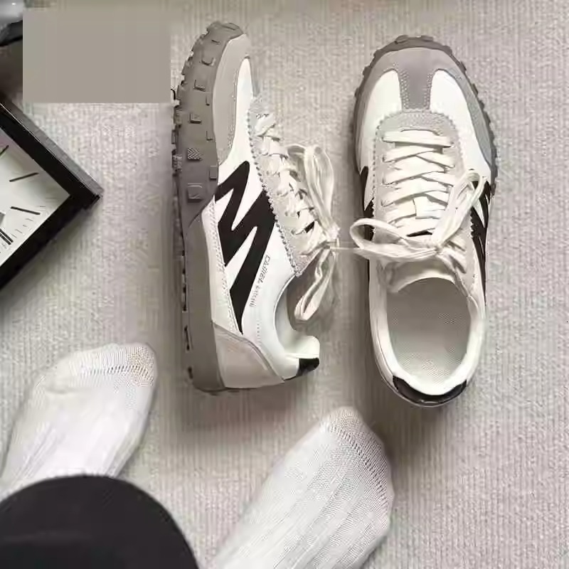 Ddmysports Soft Sole Comfortable German Training Spring New Casual Versatile Leather Surface Sports Sneakers Lightweight Single Shoes For Women Outdoo