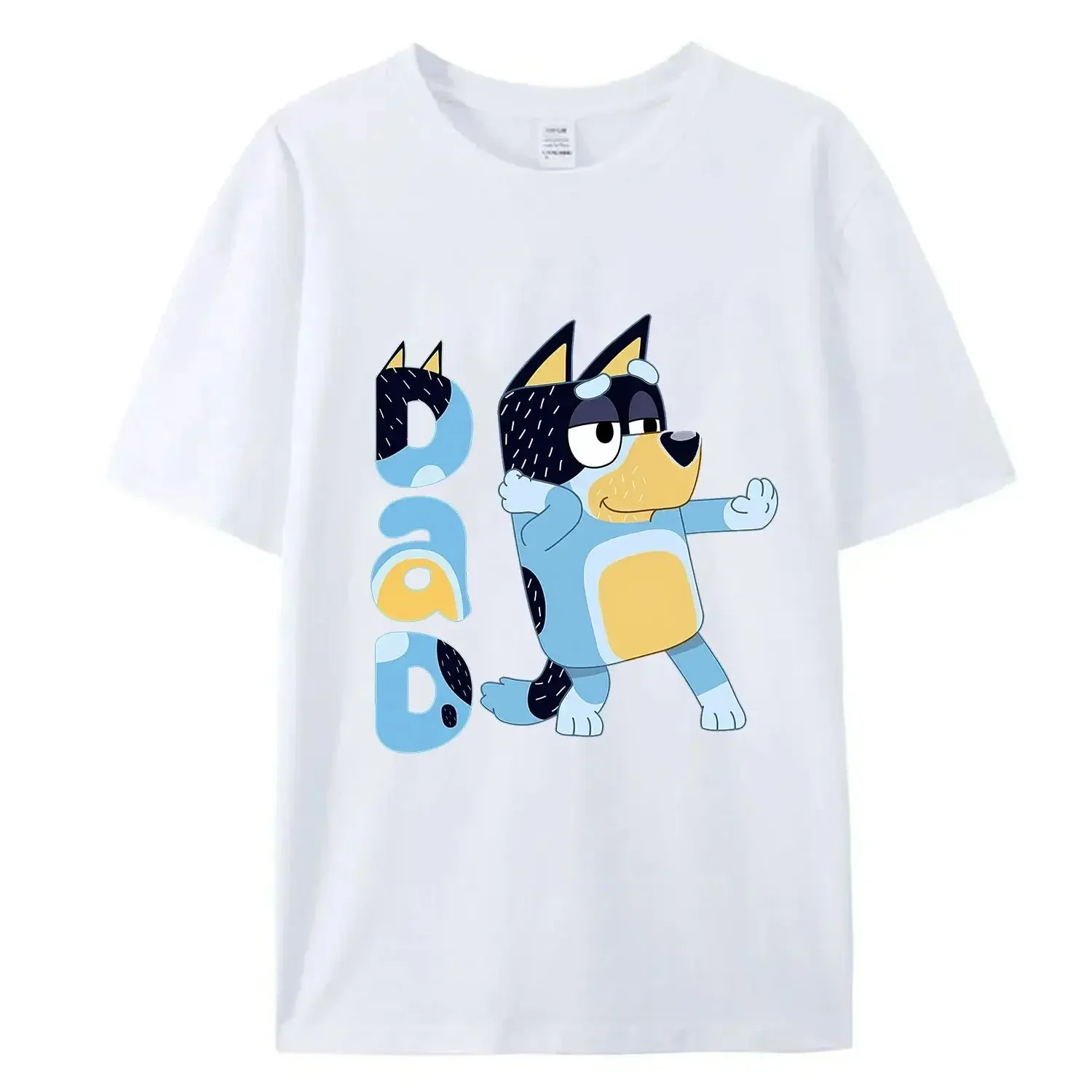 New Women's T-shirt Cute Top Summer Family Pack Animated Black and White T-shirt Family Clothing Gift Woes Clothing