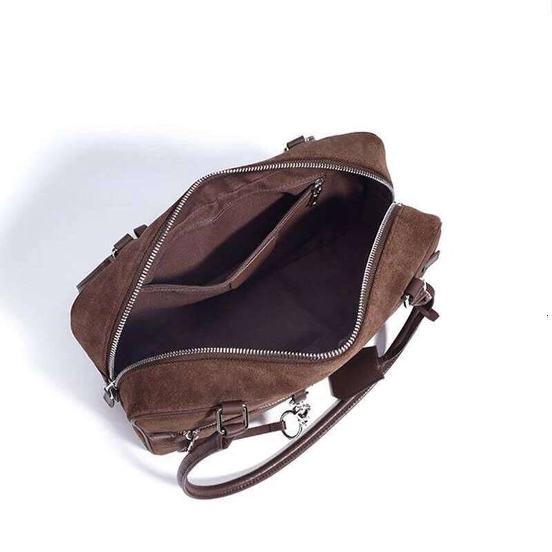 Brand Designer Shoulder Fashion Simple Pillow Advanced Vintage Tote Commuter Handbag Suede Travel School Bag