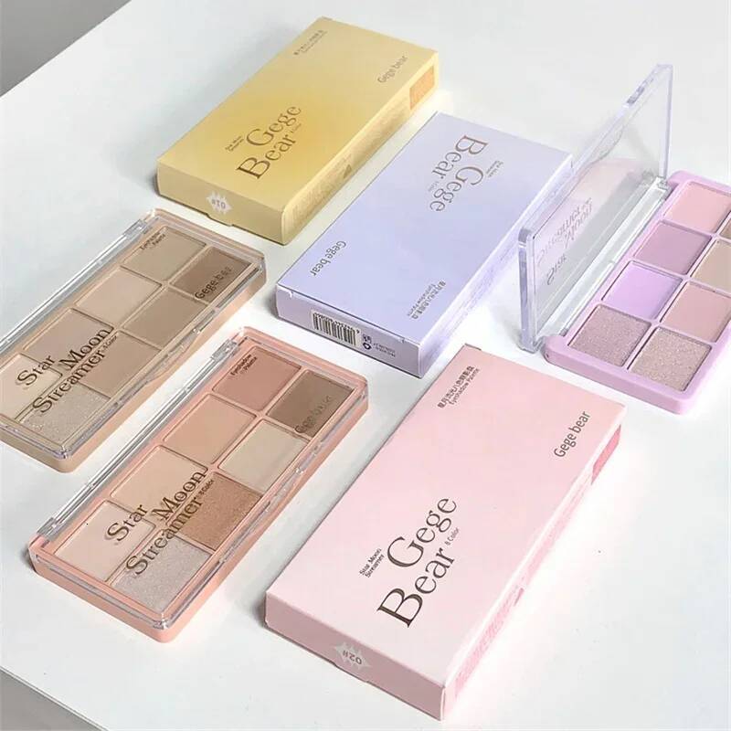New Multi-color Eyeshadow Palette Waterproof Shimmer Pearlescent Matte Eye Shadow High Color Rendering Eyes Natural Pigments