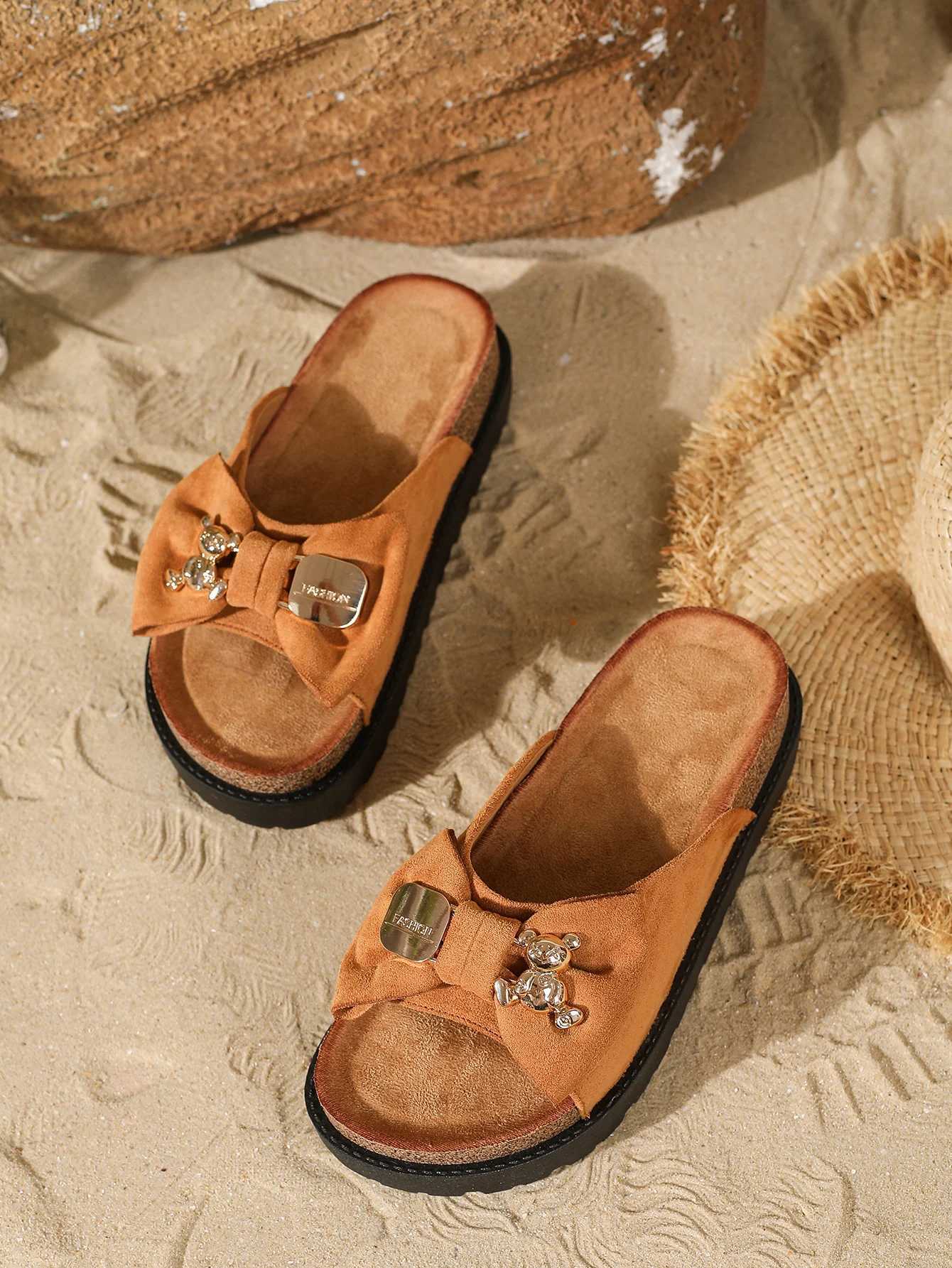 Womens Slip On Flip Flops Ring Toe Strappy Summer Gladiator Flat Sandals Z250614