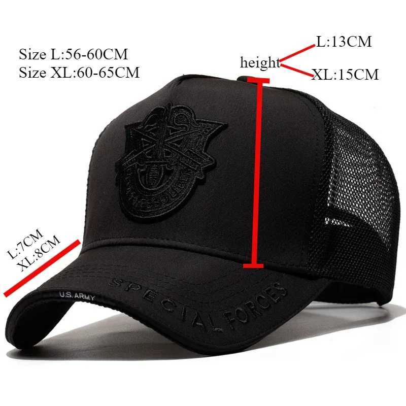 New Plus Size Mesh Baseball Caps Adult Summer Big Head Size Sun Hats Men Women Cool Hip Hop Punk Rock Truck Caps 56-60cm 60-65cm W250614