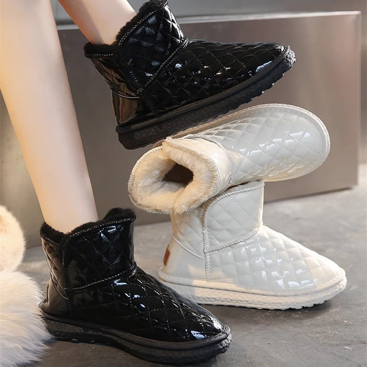 Ddmysports Snow Boots New Winter Versatile Waterproof Non Slip Thickened Fashionable Warm Cotton Women S Shoes Outdoor Shoes