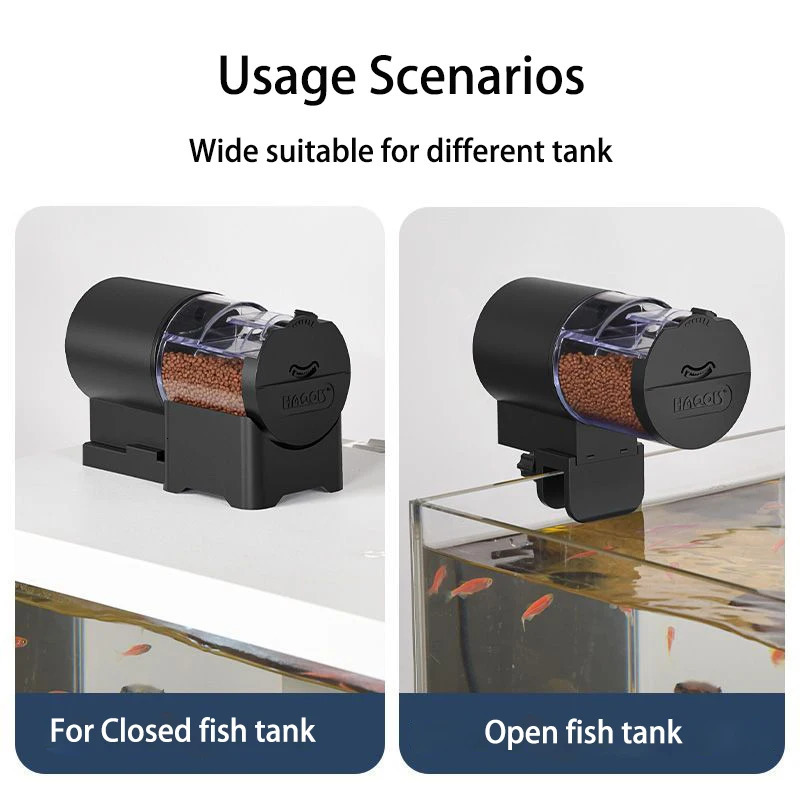 Automatic Fish Tank Feeder Intelligent Timing 100Ml Auto Feeder Aquarium Goldfish Feeder Large Capacity Fish Aquarium Feeder 250613