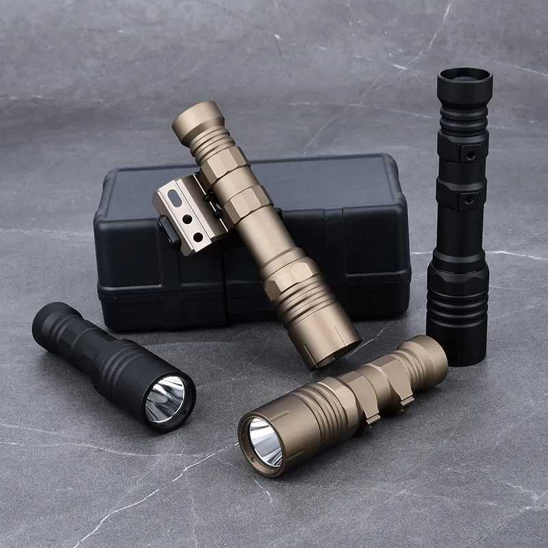 Tactical PLHV2 High Power Flashlight 1300Lumen Scout Light Metal Outdoor Lighting Hunting Airsoft Accessories Weapon LampXJ250613