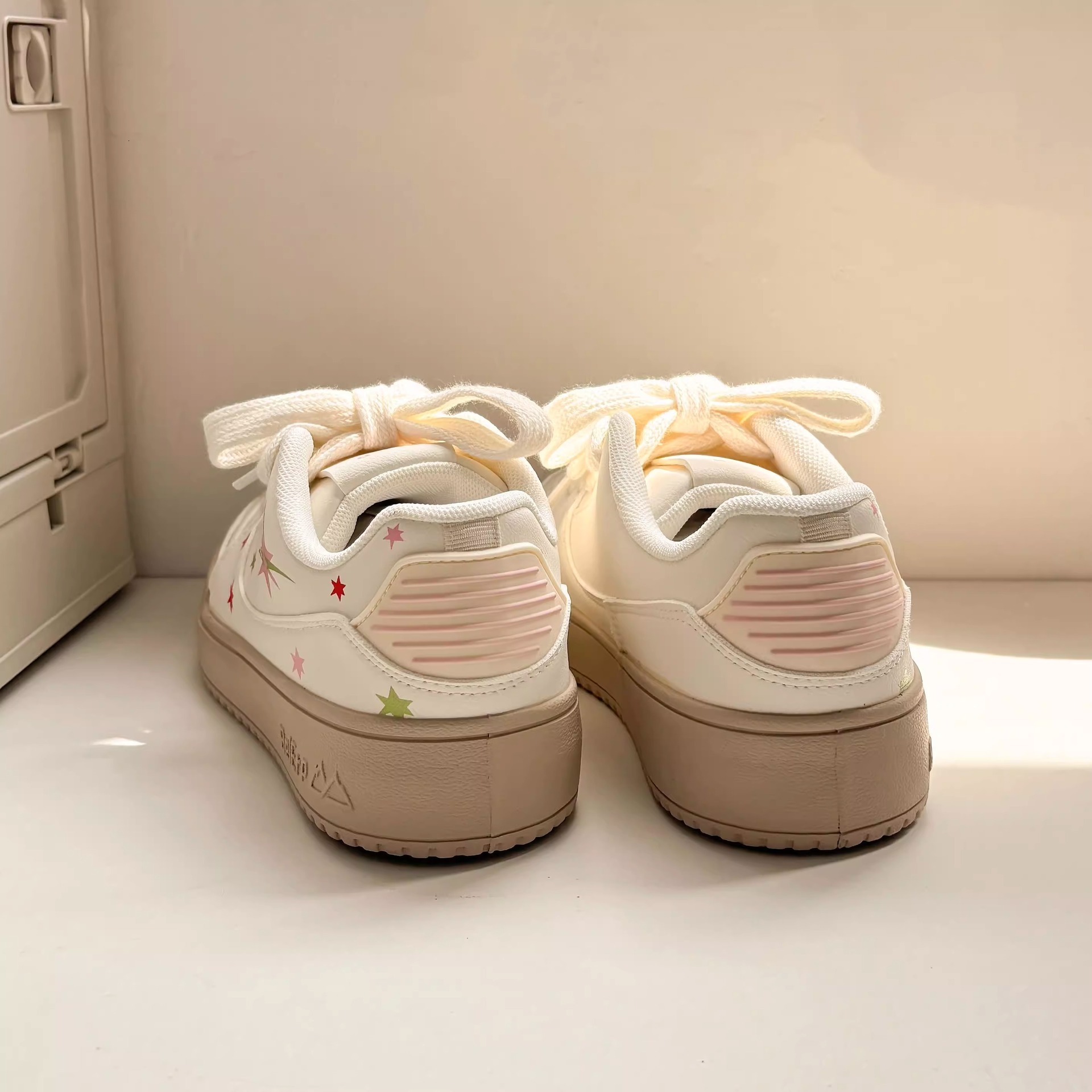 Ddmysports Thick Soled Niche Autumn Winter Sneakers Women New Versatile Fashion Casual For Students Sports Trendy White Shoes Outdoor Shoes