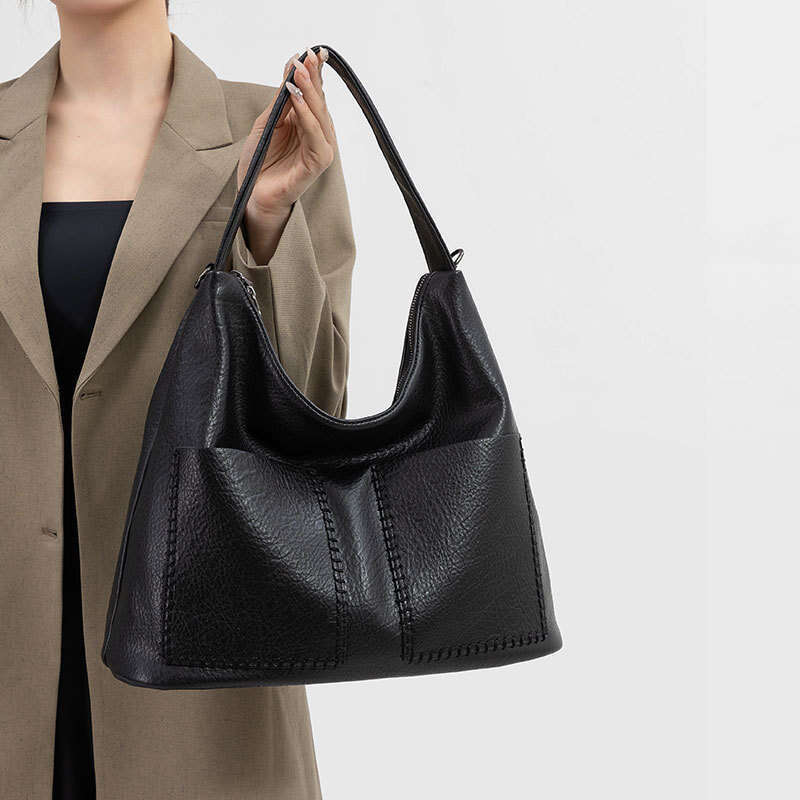 Tote New Casual Women's Fashion Simple Large Capacity Shoulder Lazy Style Underarm Bag