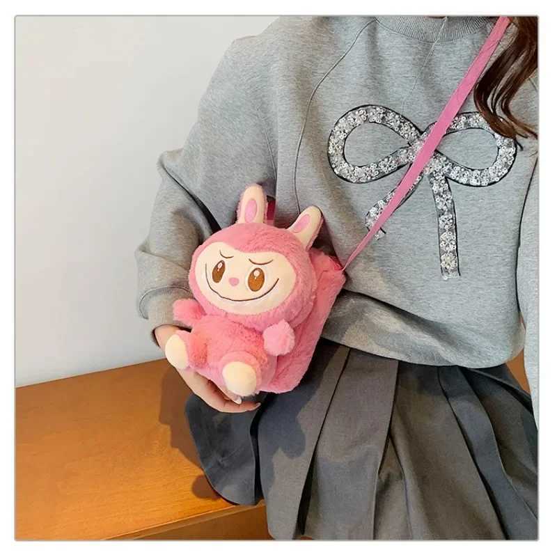 Labubu Mobile Phone Bag Fashion Crossbody Bags Character Derivative Peripherals Portable Organizer Bag Birthday Gifts Z250614