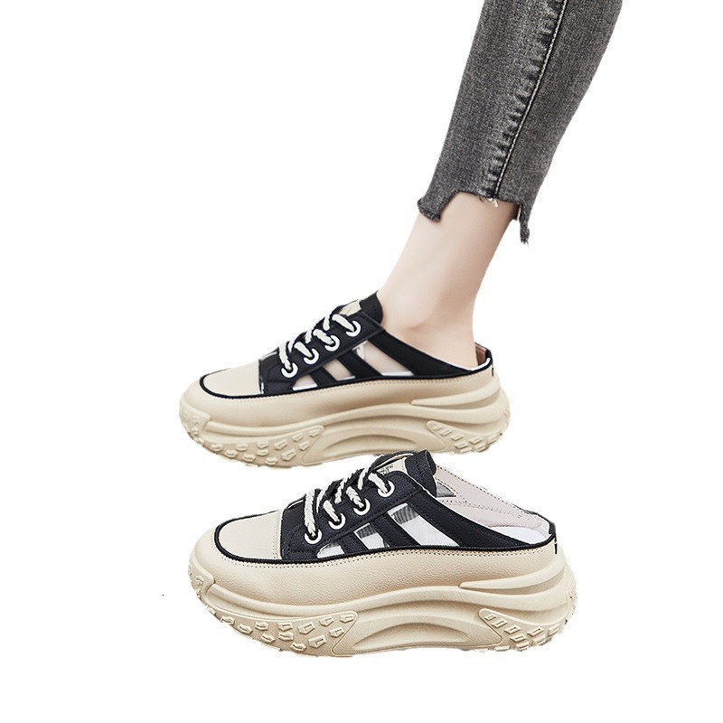 Ddmysports Beige Ankle Boots Height Increase CM Thick Sole Wedge High Top Casual Side Zipper Women S Shoes Autumn Winter Sandals Breathable Outdoor Sh