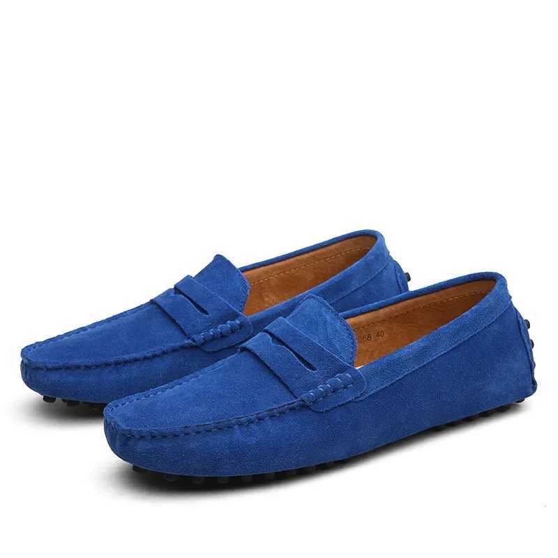 Handmade Men Casual Shoes Soft Loafers Lightweight Driving Shoes Fi Slip Flats High Quality N Slip Men Shoes XJ250614