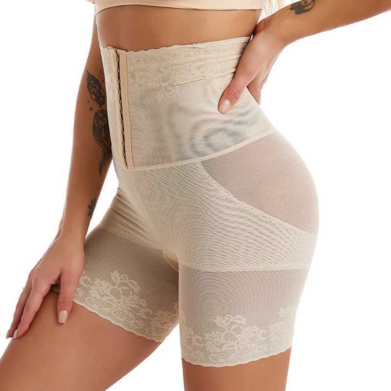 High-rise Waist Control Panties Women Postpartum Body Shaper Tummy Slimming Underwear Hip Lift Shorts Breasted Shapewear XJ250614