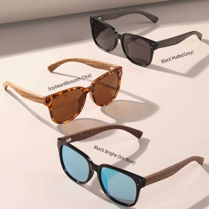 Brand Natural Wooden Sunglasses Men Women Polarized Fashion Sun Glasses Original Wood Oculos De Sol Masculino New TR90 Frames Z250614