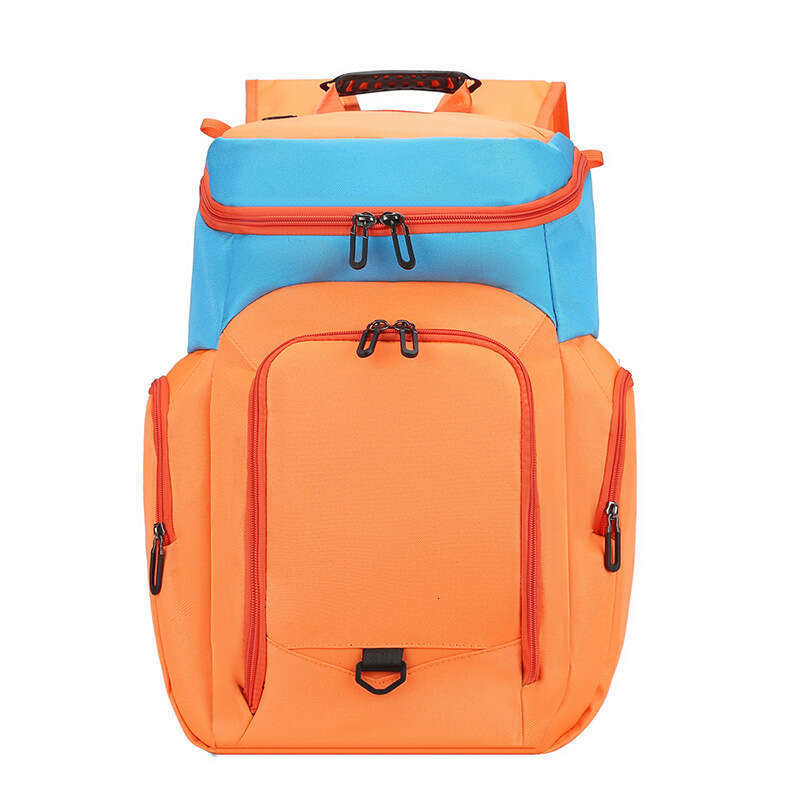 Color-Block Unisex Outdoor Soccer Bag Basketball Training Backpack