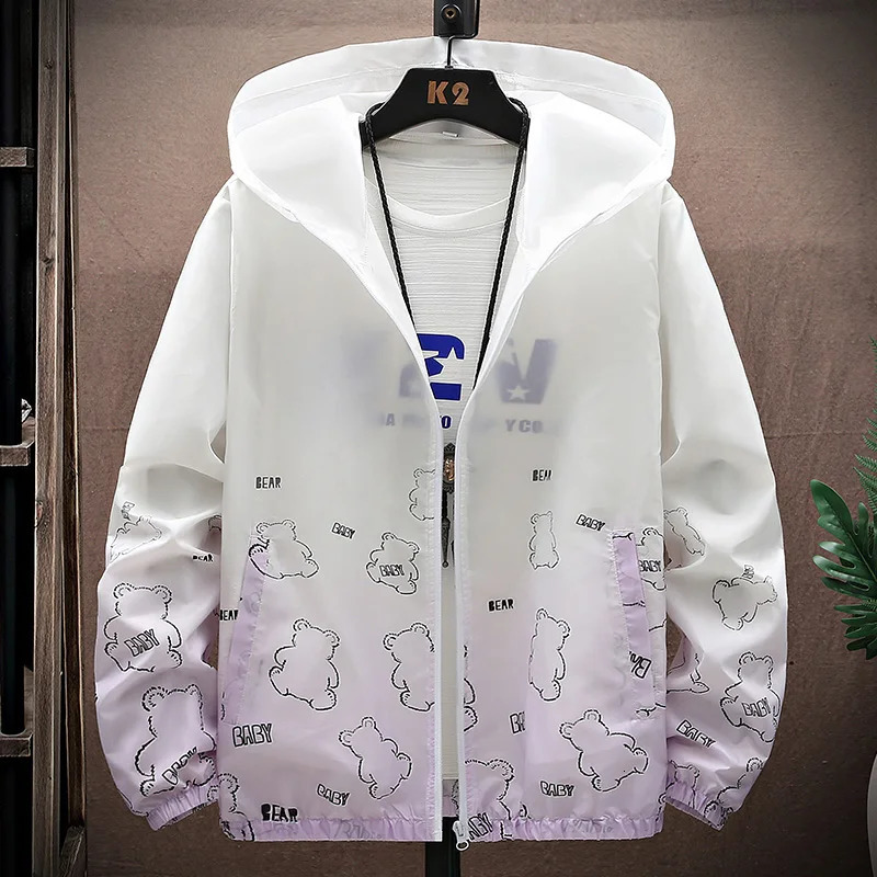 Outdoor Mens Thin Jacket Sunscreen Summer Casual Windproof Breathable Highquality Jacket 250614